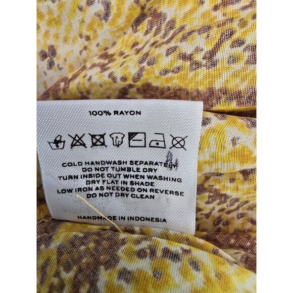 Revolve FAITHFULL THE‎ BRAND Colorful Peasant Smocked Mini Dress UK10 US6 IT42 M - Picture 9 of 11